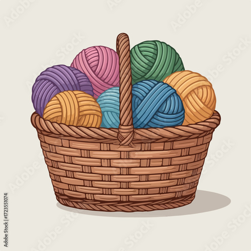 yarn, wool, knitting, basket, thread, white, craft, knit, cotton, colorful, clew, string, hobby, skein, crochet, needlework, green, red, blue, color, textile, fiber, yellow