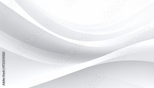 Wallpaper Mural Abstract grayscale image featuring smooth, flowing curves and gradients, creating a sense of depth and movement against a bright background Torontodigital.ca