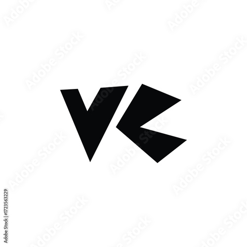 VC monogram logo design letter text name symbol monochrome logotype alphabet character simple logo