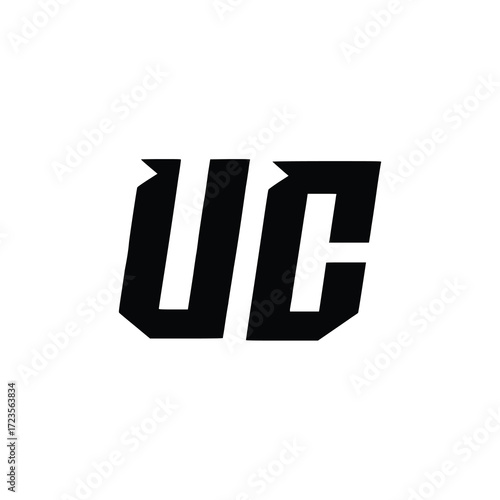 VC monogram logo design letter text name symbol monochrome logotype alphabet character simple logo