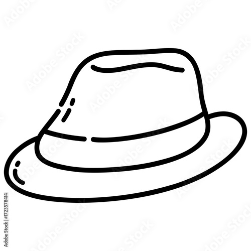 cowboy hat vector icon