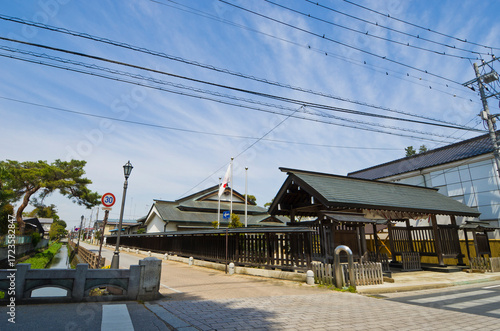 Fotografie Townscape of Old town in Tochigi city, Tochigi prefecture, Kanto, Japan