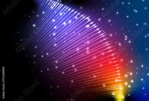Abstract colorful line spectrum background