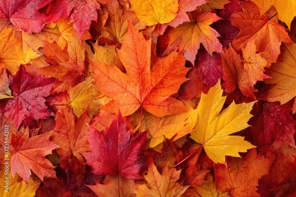 Fototapeta premium Colorful autumn leaves