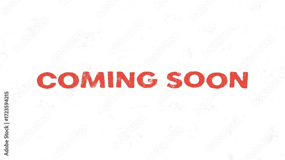 Modern Coming Soon Typography Reveal for Film and Media Projects