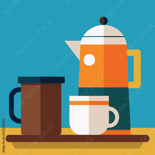 coffee maker and cup
