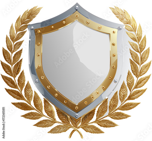 golden laurel wreath