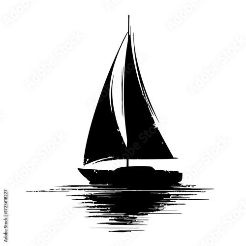 sailing boat on the sea