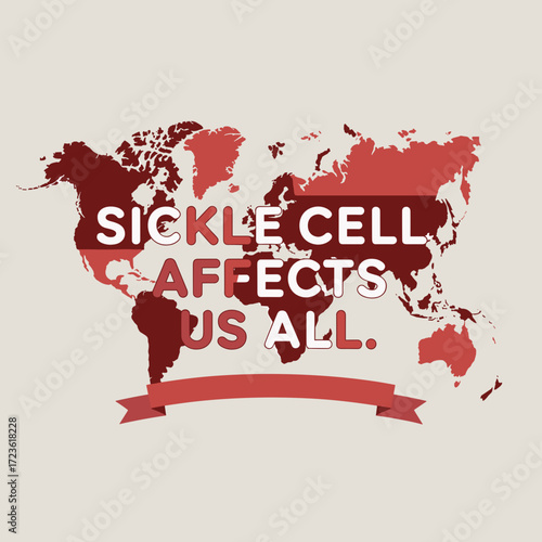 Sickle Cell Affects Us All Awareness Poster