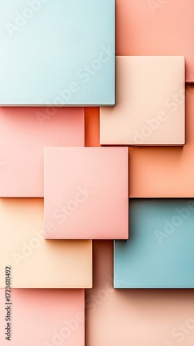 Wallpaper Mural Geometric Abstract Color Block Background Material Torontodigital.ca