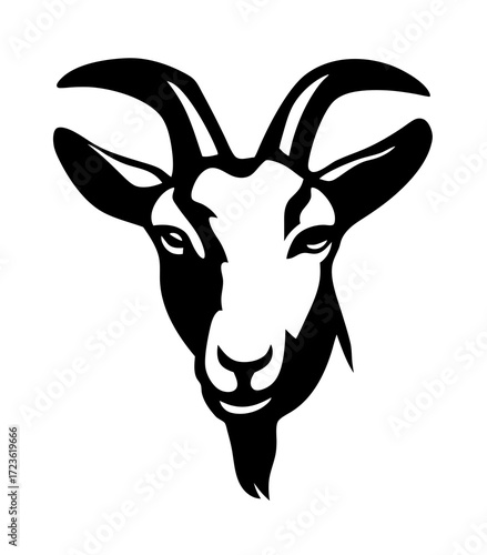 goat head silhouette