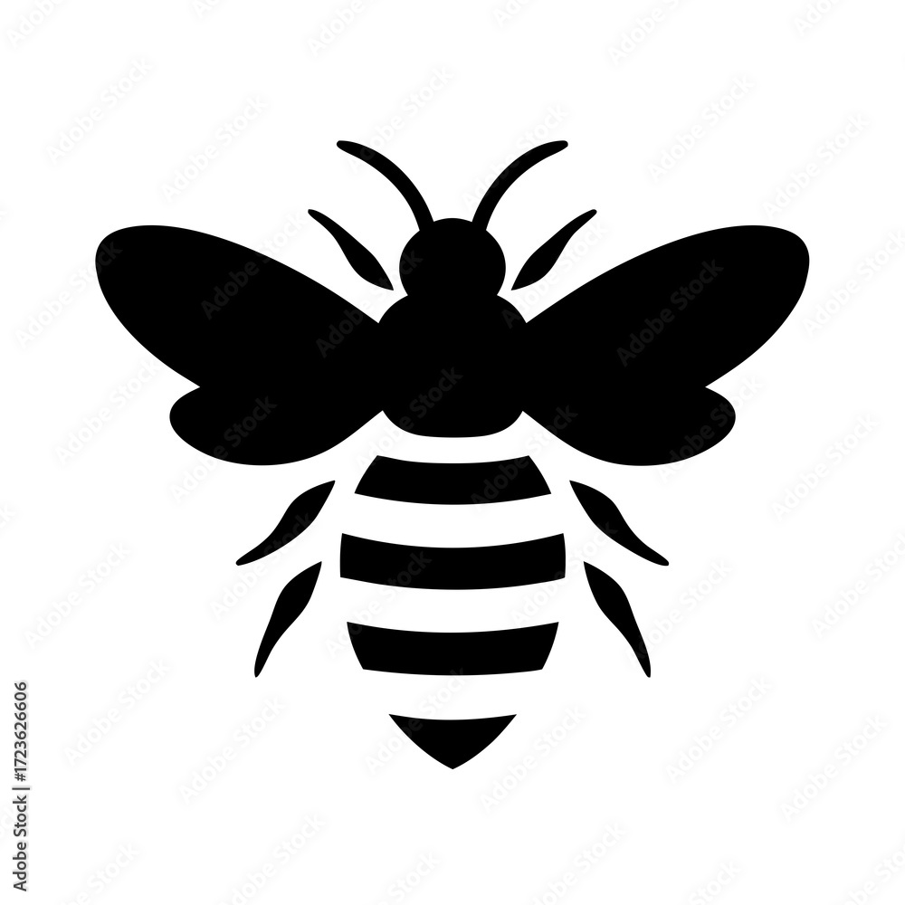 Obraz premium bee vector illustration