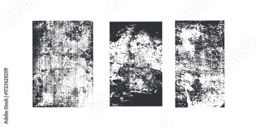 Collection of ink Brush Strokes. Set of vector Grunge Brushes. Dirty textures of banners, boxes, frames and design elements. Painted objects Isolated