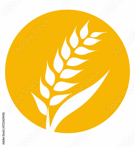 ear of wheat vector