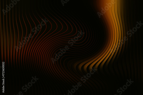 Swirling Abstract Glow – Generative AI Artwork in Red and Orange Tones