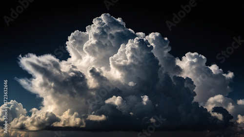 High-resolution isolated white cloud or fog on black background , ideal for graphic design, overlays, and visual effects.