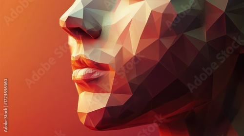 conversion converting code snippet to low poly style