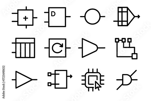 Icon logic design vector unit layout latch repeater component node insertion vlsi