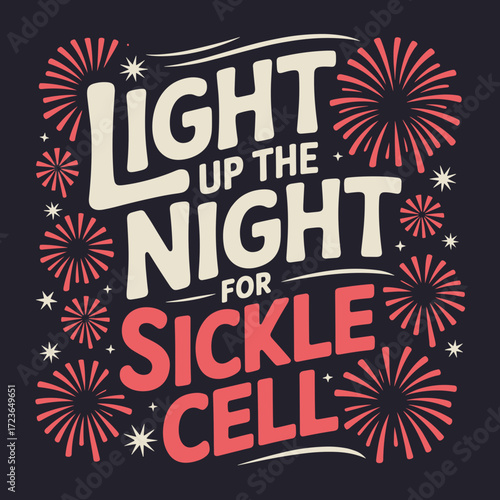 Light Up the Night for Sickle Cell Poster