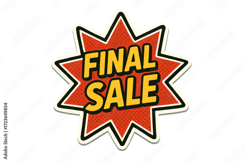 Obraz premium Final sale icon set. shopping, discount labels silhouette style collection.