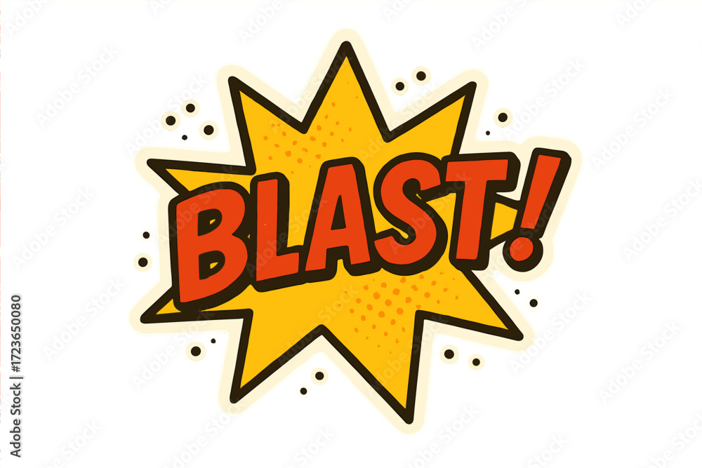 Fototapeta premium Comic explosion icon set. pop art, comic style, blast, retro icons in flat design