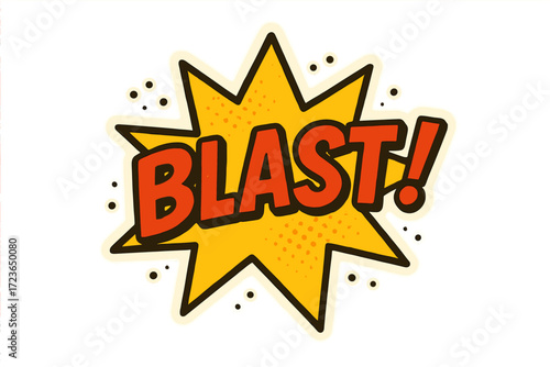 Comic explosion icon set. pop art, comic style, blast, retro icons in flat design
