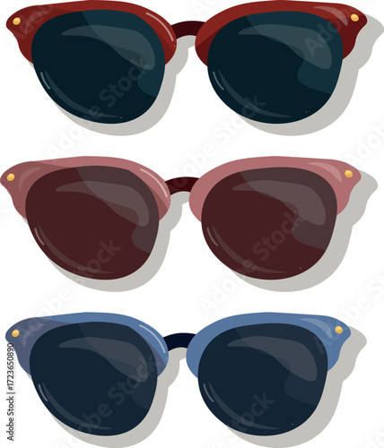 sunglasses, glasses, fashion, sun, object, glass, accessory, protection, summer, style, eyeglasses, lens, eye, eyewear, black, elegance, plastic, sunlight, dark, goggles, eyesight, frame, isolated, vi