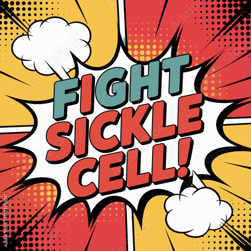 Fight Sickle Cell Awareness Poster