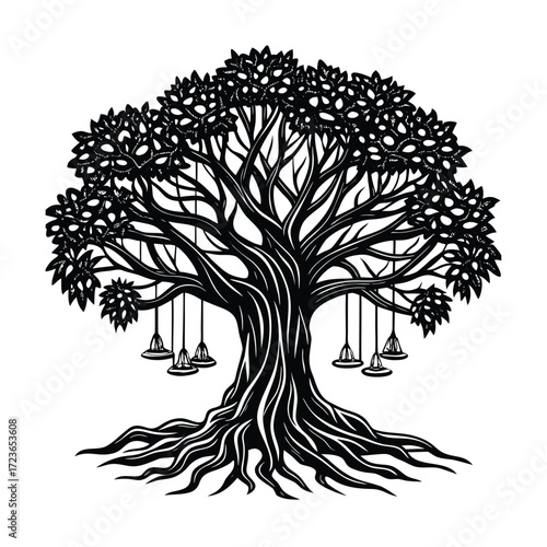 ---sketch-style-banyan-tree-with-hanging-roots--fi.eps