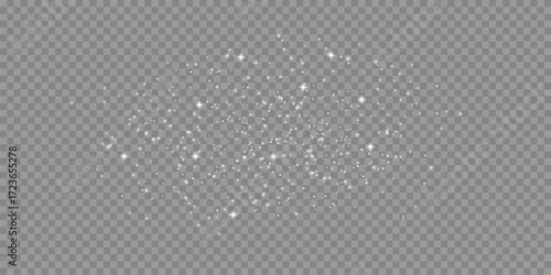 Shimmering Glitter Light Particles Overlay