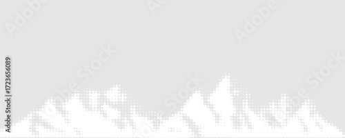 Dotted halftone waves. Abstract liquid shapes, wave effect dotted gradient texture waves isolated vector symbols set. Halftone graphic dots waves. Wave dotted halftone