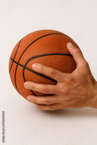 basketball in hand