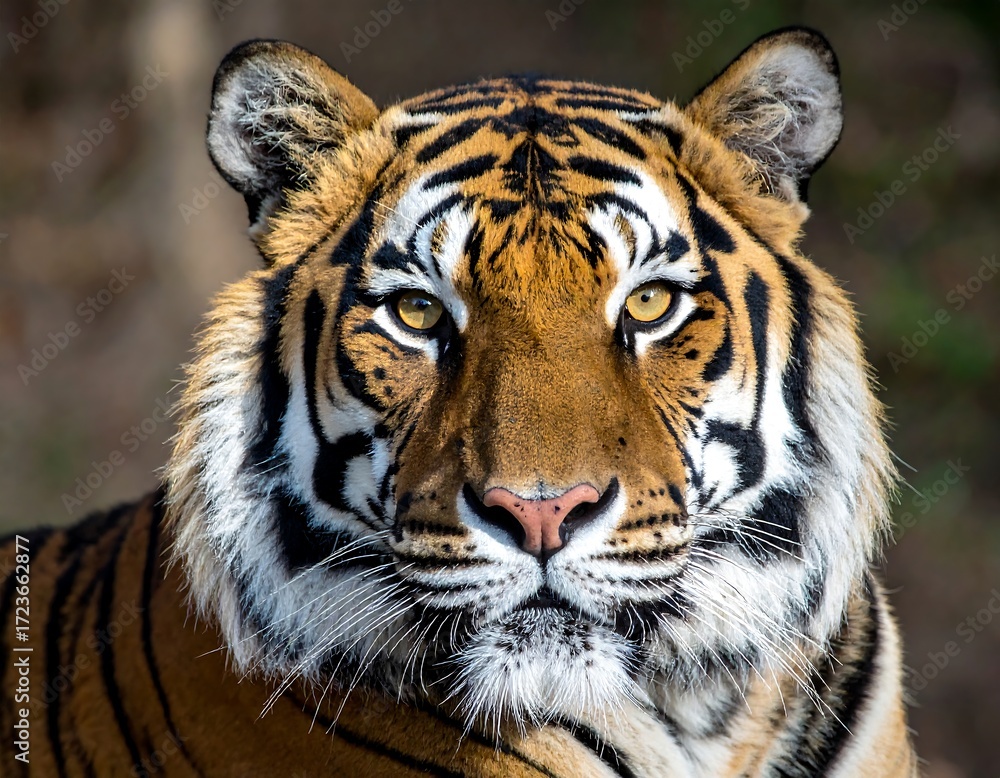 Naklejka premium Close-up tiger portrait