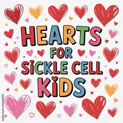Hearts for Sickle Cell Kids Poster
