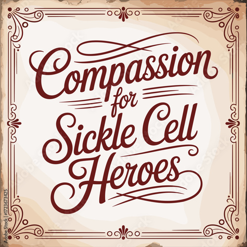 Compassion for Sickle Cell Heroes Poster