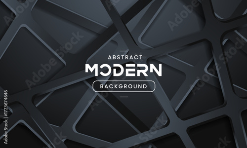 Abstract vector background of lines, black bionic wallpaper, many layers, abstraction composition, futuristic dark pattern