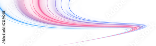A high-speed light trail cuts through darkness, illuminating the space with glowing curves. The layered motion lines enhance the sensation of movement. Great for sci-fi and tech designs.