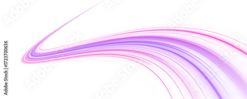 glowing spiral of light forms a tunnel-like effect, evoking a sci-fi feeling. Rays of blue and purple energy swirl inward. A visual representation of speed and power.