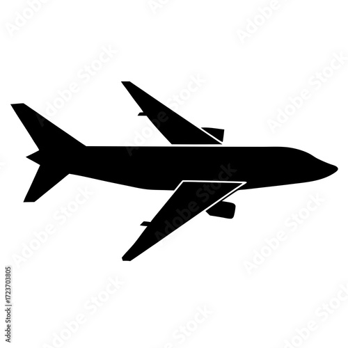 airplane isolated on white background