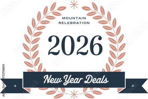 Celebrate the New Year with exciting 2026 deals and festive mountain-themed graphics
