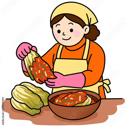 little girl with food