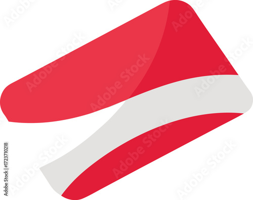 Scalable vector business card mockup with curved edges angled view eps format