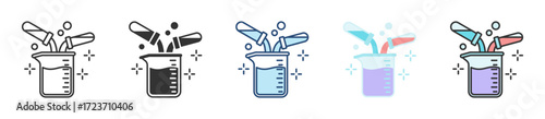 Experiment Icon Set Multiple Style Collection