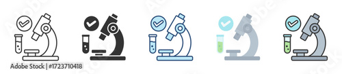 Research Icon Set Multiple Style Collection