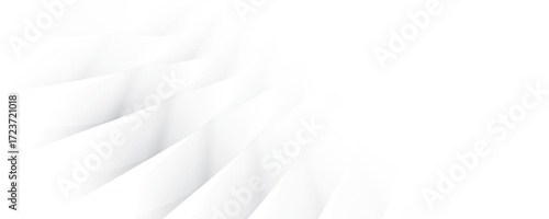 Abstract white and gray color, modern design stripes background with geometric shape. Vector illustration.