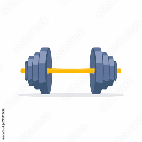 dumbbell isolated on white background