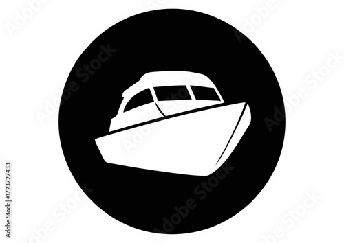 Stylized submarine silhouette in blue, representing marine exploration and technology
