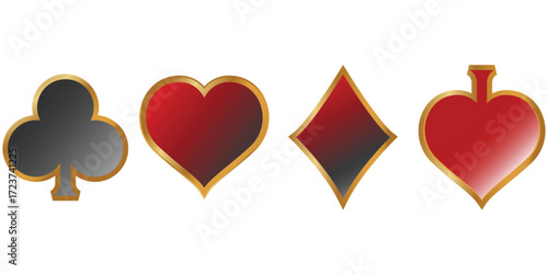 Poker Casino 777 with aces. Vector illustration