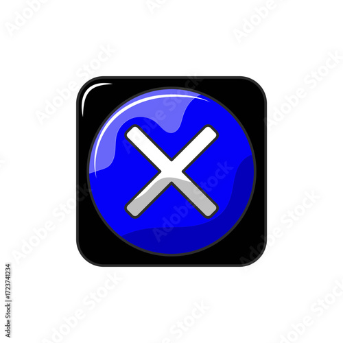 Close Icon, Cancel Exit and Dismiss Outline Symbol