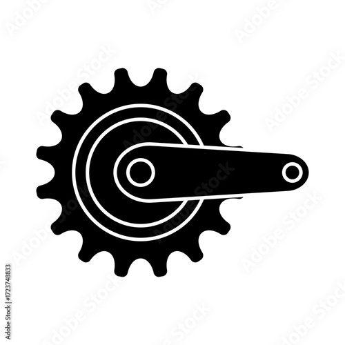 Crankset icon design